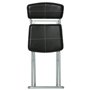 SILLA PLEGABLE DE PVC NEGRO