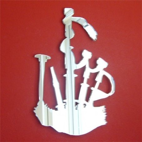 Super Cool Creations Cornemuse Miroir – 12 cm x 9 cm