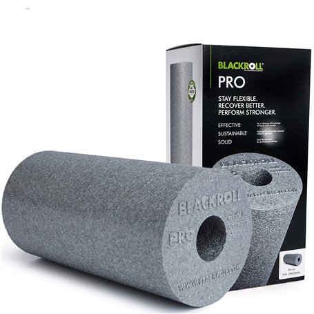 BLACKROLL® PRO (30 x 15 cm) | Rouleau de massage & d’automassage original d'entraînement (résistance: forte) pour l’exercice des