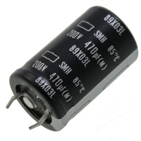 5x Condensateur Elko radial 470µF 200V | Condensateur électrolytique Snap-In jusqu'à 85°C | 470uF Electrolytic Capacitor from Un 5x Condensateur Elko radial 470µF 200V | Condensateur électrolytique Snap-In jusqu'à 85°C | 470uF Electrolytic Capacitor from Un