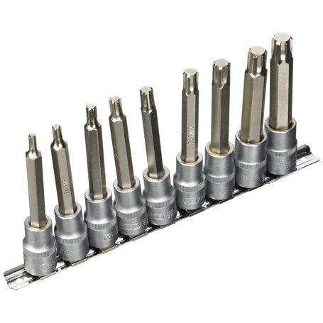 KS Tools - 911.1335 - Jeu de douilles tournevis 1/2" Ribe - 9 pièces - M5 à M14