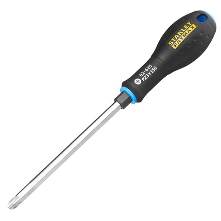 STANLEY FMHT0-62625 Tournevis Pointe PZ3 - Gamme FATMAX - Fabriqués en France - Lame en Acier - Sablage de L'Empreinte - Poignée