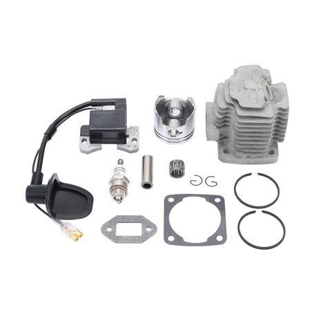 GOOFIT L7T Bobine d'allumage 44mm Cylindre Piston Remplacement pour ATV 49cc et Pocket Bike