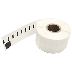 Go Inks 1 rouleau d'étiquettes compatible pour Dymo/Seiko 11352 (étiquettes : 500, taille : 25 x 54 mm), blanc Go Inks 1 rouleau d'étiquettes compatible pour Dymo/Seiko 11352 (étiquettes : 500