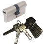ABUS EC550 Longueur de double cylindre 40/55mm avec 10 clé