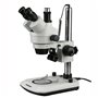 Microscope trinoculaire Zoom Stéréo x7-x45 Double LED 6 W