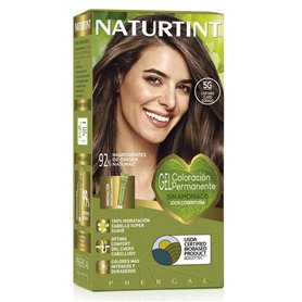 Naturtint 5G.cHÂTAIN CLAIR DORÉ | Coloration permanente | 100% Couverture Cheveux Blancs | Couleur Naturelle et Longue Durée | T