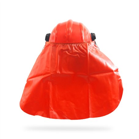 UNIVERSEL - Protège Nuque En PVC Souple - Tronçonnage & Débroussaillage - Pour Casque Protection Bûcheronnage 9102348 - B095KPZR