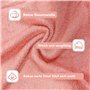 Serviette à Capuche Bébé Lexikind : Peignoir De Bain En Tissu Éponge Pour Garçon Et Fille (Requin Rose)