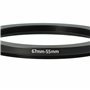 vhbw Bague d'adaptation de Filtre Step-Down de 67 mm vers 55 mm pour Objectif d'appareil Photo - Réducteur, métal, Noir