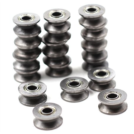 Lot de 20 roulements à billes 624ZZ 4 mm avec rainure en V scellée 4 x 13 x 6 mm