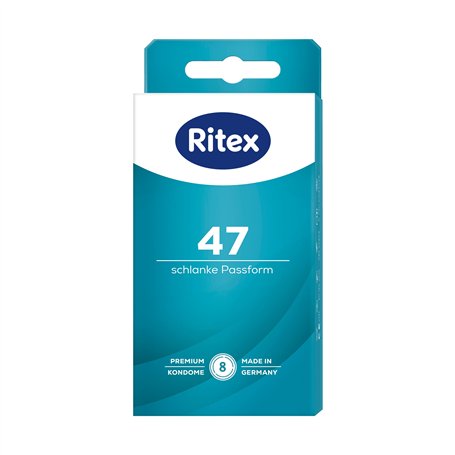 Ritex Préservatifs 47 mm – Lot de 8