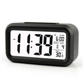 Gearmax® Créatif Réveil Matin Snooze reveille Horloge Alarme Clock Écran Rétroéclairé LED Affichage numérique de avec la fonctio