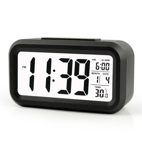 Gearmax® Créatif Réveil Matin Snooze reveille Horloge Alarme Clock Écran Rétroéclairé LED Affichage numérique de avec la fonctio