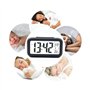 Gearmax® Créatif Réveil Matin Snooze reveille Horloge Alarme Clock Écran Rétroéclairé LED Affichage numérique de avec la fonctio