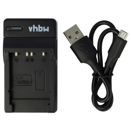 vhbw Chargeur USB de Batterie Compatible avec Sony Cybershot DSC-W80