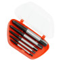 Dapetz® Set de 5 Extracteurs de Vis, Boulons et Écrous Cassés – Outil Haute Résistance pour Retirer les Vis, Boulons et Écrous E
