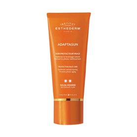 Institut Esthederm - Adaptasun - Soin Protecteur Solaire Visage - Favoriser l'Adaptation de la Peau au Soleil - Pour un Bronzage