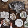 Bormioli Rocco Assiette 34 x 24 cm Parme Blanc, Verre