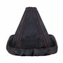 L&P A0118 Soufflet de Levier de Vitesses Faux Suede Style compatible avec VW Golf 2 3 Polo 6N pour Passat 35i Noir Rouge