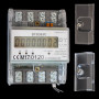 COMPTEUR ALTERNATIF ELECTRIQUE WATTMETRE 230/400V MID S0-INTERFACE RAIL DIN ZS5