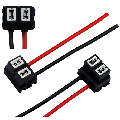 Lot de 2 Prise Phare H7 Ampoule Voiture Prise de Phare H7 Prise Phare Voiture Céramique Douille Ampoule Connecteur H7 Adaptateur