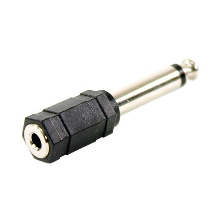 Plugger Adaptateur mini Jack femelle/mâle mono Noir