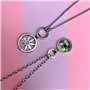Quiges Plaqué Argent Acier Inoxydable Interchangeable Coin Medaillon Pendentif 25mm Petit