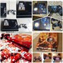 Skin Compatibilité PS4 HD UNCHARTED Edition Limitée COVER DECAL Faceplates et Skin Bleu et Gris Vinyle Personnalisé avec une Car