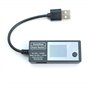 PortaPow Multimètre USB Chargeur Testeur/Voltmètre/Ampèremètre - Moniteur de Courant