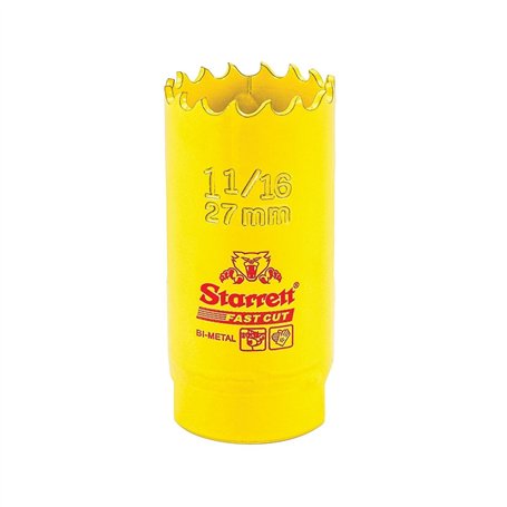 Starrett 63FCH027 Scie à trépan (27 mm) couleur jaune
