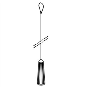 Regiplast 300513 Chainette avec poignée pour réservoir Europa réf 300 et eurofutura 601, Blanc Regiplast 300513 Chainette avec poignée pour réservoir Europa réf 300 et eurofutura 601