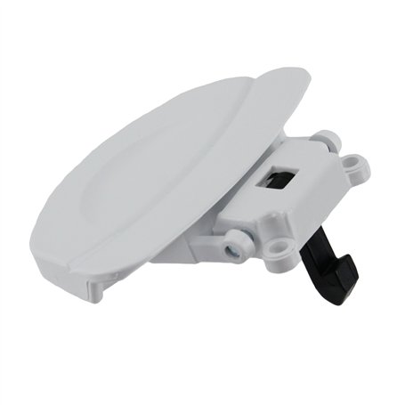 Spares2go Plastique Poignée de porte à levier pour machines à laver de dietrich (Blanc)