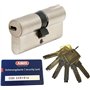 Abus ec660Profil Double cylindre Longueur (A/B) 45/50mm (C = 95mm) avec 6clés