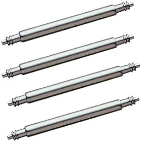 Eichmüller Lot de 4 24 mm Acier Inoxydable Barrettes 1,5 mm Ø pour Montres Bracelets Unisexe-Adultes Montre Sport Minimaliste Fa Eichmüller Lot de 4 24 mm Acier Inoxydable Barrettes 1