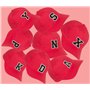 Morefaz New Casquette de Baseball Cap Rouge Garçon Fille Enfants Chapeau Bonnet Unisexe A-Z Alphabet (E)