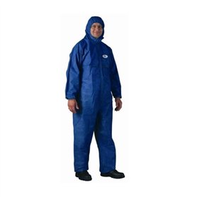 CARTON DE 25 COMBINAISONS JETABLES ETANCHES EN POLYPROPYLENE BLEU FLAMME RETARDANT 44135 CARTON DE 25 COMBINAISONS JETABLES ETANCHES EN POLYPROPYLENE BLEU FLAMME RETARDANT 44135