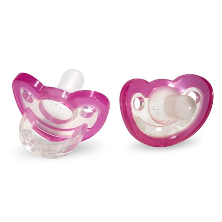 JollyPop + Plus + Tétine non parfumée – Rose par JollyPop
