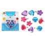 FLYPOP'S - Set De 10 Bagues - Accessoires de Déguisement - 011651LIN - Multicolore - Plastique - Bijoux - Jouet Enfant - Carnava