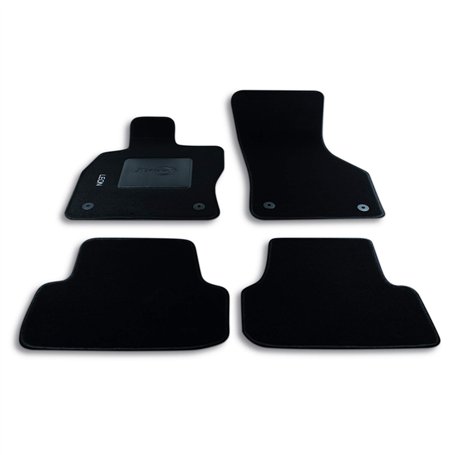 Bottari 39089 Set de 4 tapis de sol sur mesure en velours pour Seat Leon 2013 - ....