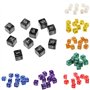 MagiDeal 10pcs 16mm Dés Multi-Faces Dices Six Faces D6 D & D RPG Jeu Jouet Cadeau (Divers) - Violet