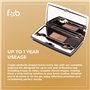 Fab Brows Beautiful Brows FAB BROWS KIT DUO - BRUN CLAIR & BRUN MOYEN - Light Brown & Medium Brown