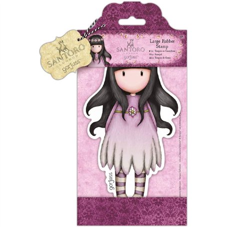 Santoro Gorjuss Opps-A-Daisy Grand tampon en caoutchouc