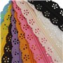 Yeqin (TM) Lot de 20 fermetures éclair en dentelle - Couleurs aléatoires - 30 cm - Finition en nylon - Pour confection de robes