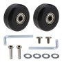 Paire de bagages Valise 40 mm de remplacement réparation de roues essieux Deluxe Kit de réparation