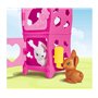 Simba - 105733065 - Ensemble de Poupée - Evi Love - Maison de Lapin Multicolore