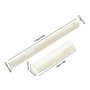 Ensemble de Sillets de Tête et Chevalet en os Véritable est Compatible pour Guitare Acoustique 72/43 mm, Pack de 2