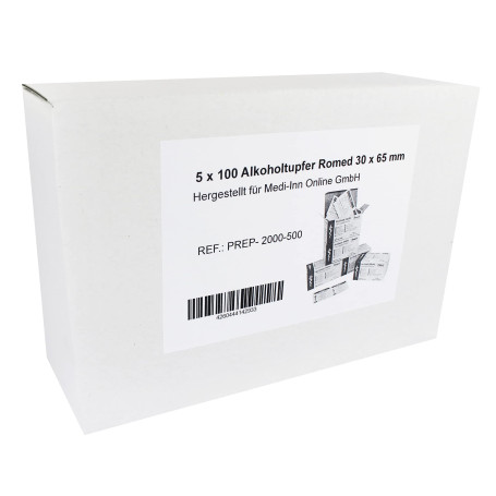 Tampons Alcool 30 X 65 mm Écouvillon Alkoholpads Divers Quantités (500 Pièces)