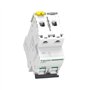 Schneider Electric A9F74216 IC60N Disjoncteur Acti9 2P 16 A Courbure C 50/60 Hz Blanc