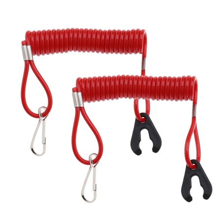 Coupe circuit arrêt attache 8interrupteur Moteur hors-bord arrêt Cordon de sécurité pour Yamaha Honda Mercury Suzuki